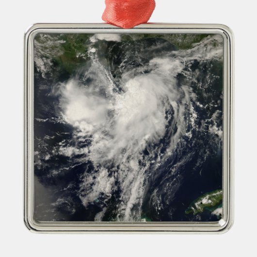 Tropisch Storm Edouard Metalen Ornament (Voorkant)