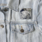 Tropisch Storm Emilia Vierkante Button 5,1 Cm (In situ)