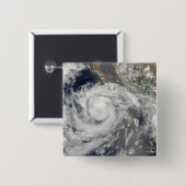 Tropisch Storm Emilia Vierkante Button 5,1 Cm (Voorkant /achterkant)