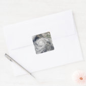 Tropisch Storm Emilia Vierkante Sticker (Envelop)