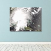 Tropisch Storm Fay 5 Canvas Afdruk (Insitu (Houten vloer))