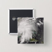 Tropisch Storm Fay 5 Vierkante Button 5,1 Cm (Voorkant /achterkant)