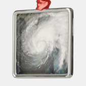 Tropisch Storm Fay Metalen Ornament (Links)