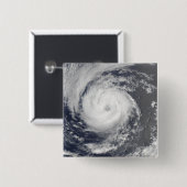 Tropisch Storm Guillermo Vierkante Button 5,1 Cm (Voorkant /achterkant)