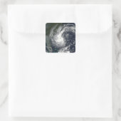 Tropisch Storm Gustav 2 Vierkante Sticker (Tas)