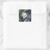 Tropisch Storm Gustav Vierkante Sticker (Tas)