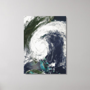 Tropisch Storm Hanna over de oostkust Canvas Afdruk