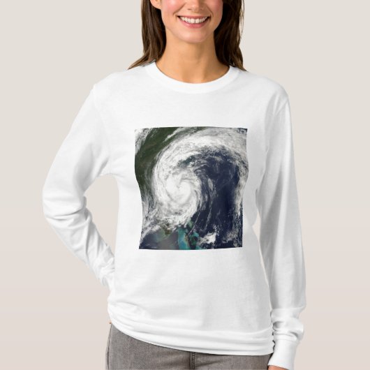 Tropisch Storm Hanna over de oostkust T-shirt (Voorkant)