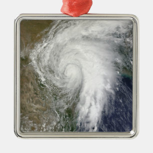 Tropisch Storm Hermine boven Texas Metalen Ornament