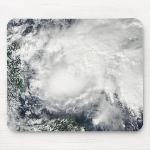 Tropisch Storm Ida in het Caribische Zee Muismat