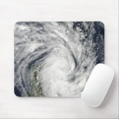 Tropisch Storm Jade dat aan land komt over Madagas Muismat (Met muis)