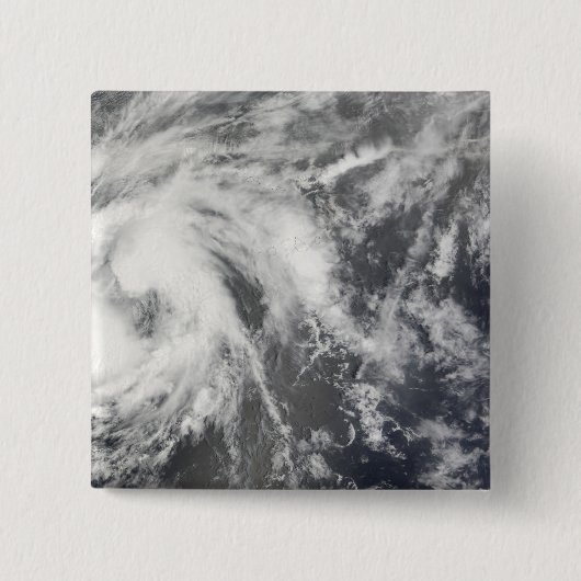 Tropisch Storm Josephine Vierkante Button 5,1 Cm (Voorkant)