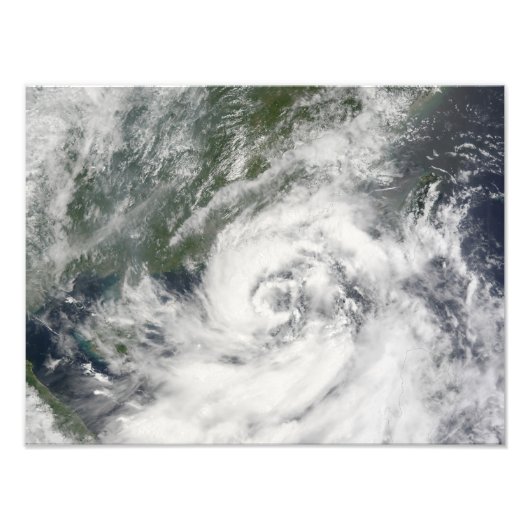 Tropisch Storm Kammuri Foto Afdruk (Voorkant)