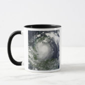 Tropisch Storm Karl over het schiereiland Yucatan Mok (Links)