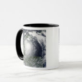 Tropisch Storm Karl over het schiereiland Yucatan Mok (Voorkant links)