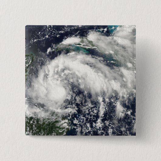 Tropisch Storm Karl Vierkante Button 5,1 Cm (Voorkant)