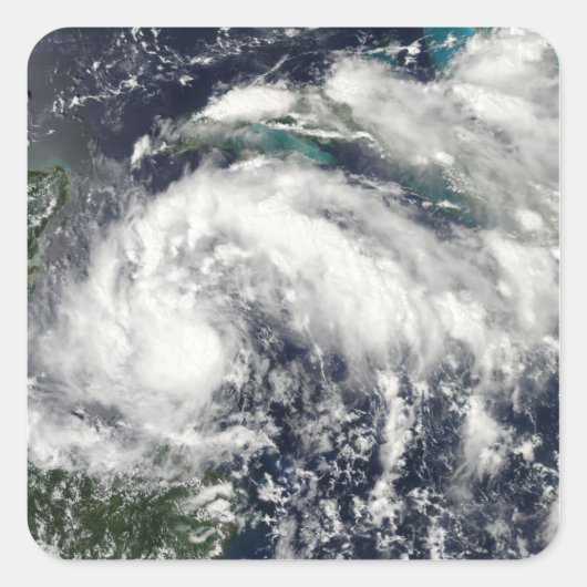 Tropisch Storm Karl Vierkante Sticker (Voorkant)