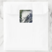 Tropisch Storm Kompasu Vierkante Sticker (Tas)