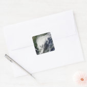 Tropisch Storm Kompasu Vierkante Sticker (Envelop)