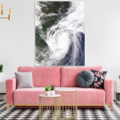 Tropisch Storm Mekkhala Canvas Afdruk (Insitu (Woonkamer))