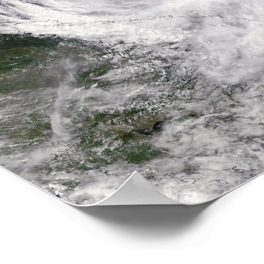 Tropisch Storm Mekkhala Poster (Hoek)