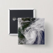 Tropisch Storm Mekkhala Vierkante Button 5,1 Cm (Voorkant /achterkant)