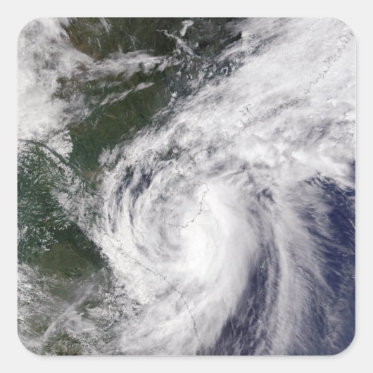 Tropisch Storm Mekkhala Vierkante Sticker (Voorkant)