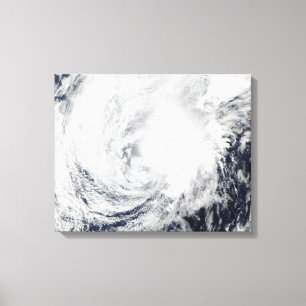 Tropisch Storm Nida ten zuidoosten van Kadena Canvas Afdruk