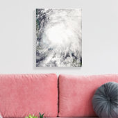 Tropisch Storm over de Bahama's Canvas Afdruk (Insitu (Woonkamer))