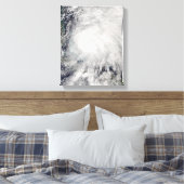 Tropisch Storm over de Bahama's Canvas Afdruk (Insitu (Slaapkamer))