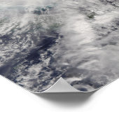 Tropisch Storm over de Bahama's Poster (Hoek)