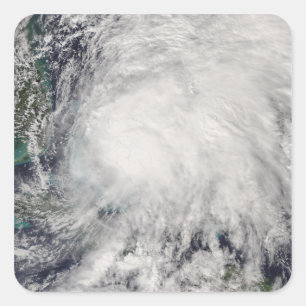 Tropisch Storm over de Bahama's Vierkante Sticker