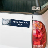 Tropisch Storm Peter 2021    Bumpersticker (Op Truck)