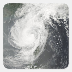 Tropisch Storm Vierkante Sticker