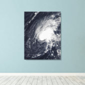 Tropisch Storm Zeta Canvas Afdruk (Insitu (Houten vloer))