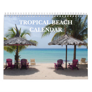Tropisch strand 2025 kalender