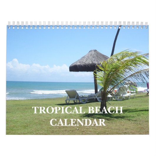 Tropisch strand 2025 kalender (Hoes)