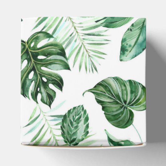 Tropisch strand bedankdoosjes (Bovenkant)