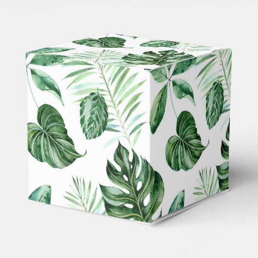 Tropisch strand bedankdoosjes (Achterkant)