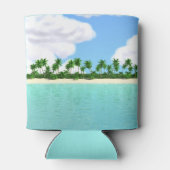 Tropisch strand blikjeskoeler (Achterkant)