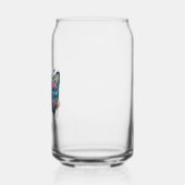 Tropisch strand blikvorm glas (Links)