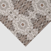 tropisch strand boho chic tribal macrame crochet tissuepapier (Detail)