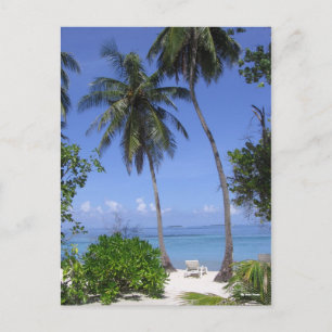 Tropisch strand briefkaart