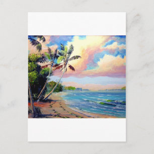 Tropisch strand briefkaart