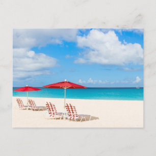 Tropisch strand briefkaart