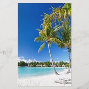 Tropisch strand briefpapier