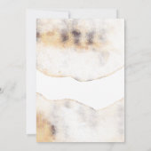 Tropisch strand bruiloft kaart (Achterkant)