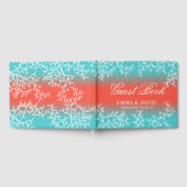 Tropisch strand bruiloft koraalrif gastenboek (Volledig)