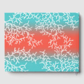 Tropisch strand bruiloft koraalrif gastenboek (Achterkant)