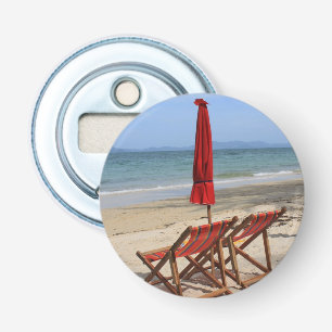 Tropisch strand button flesopener